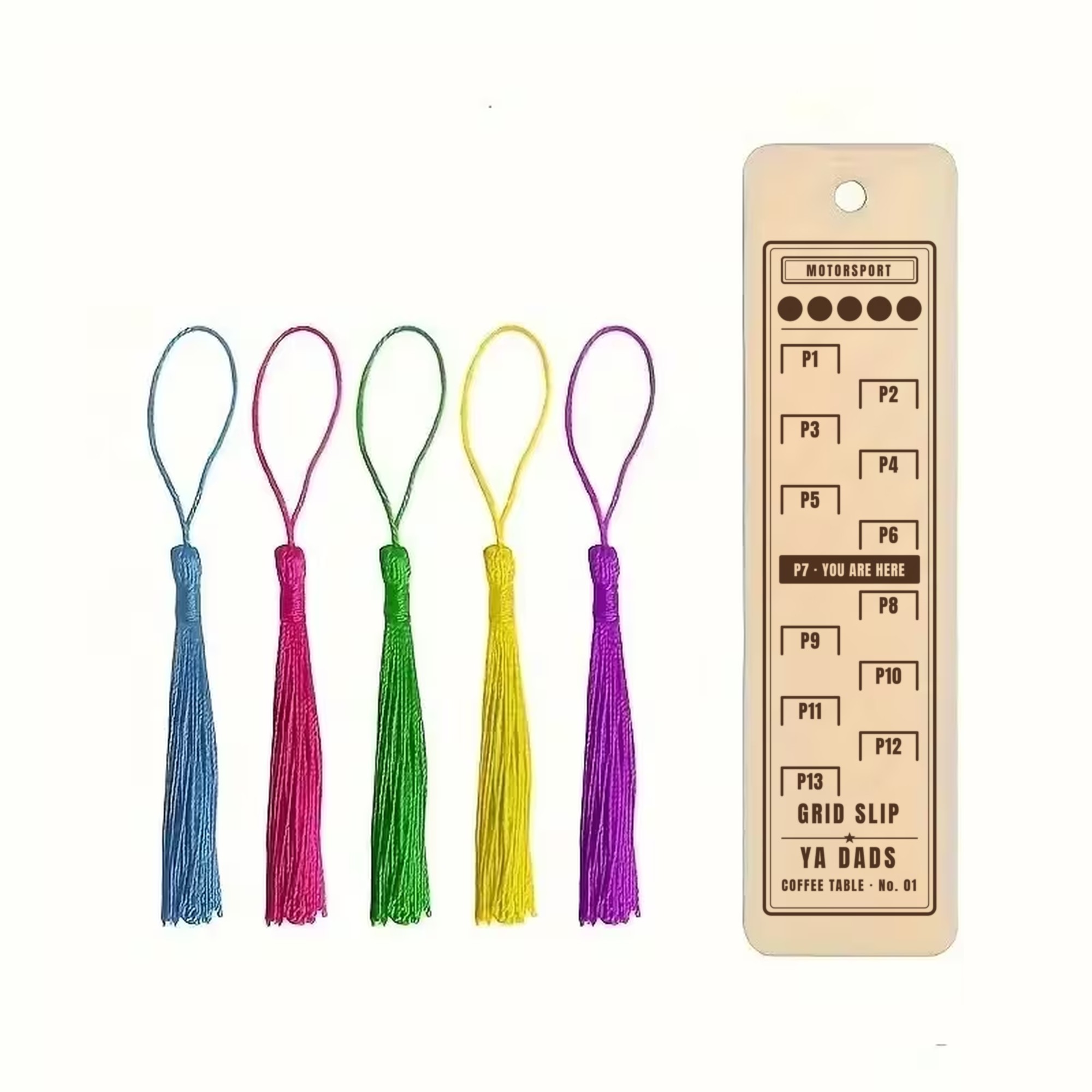 Grid Slip Bookmark
