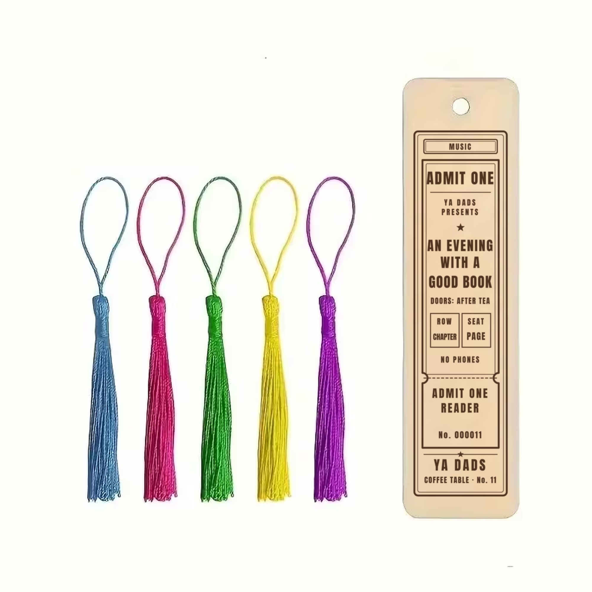 Ticket Stub Bookmark