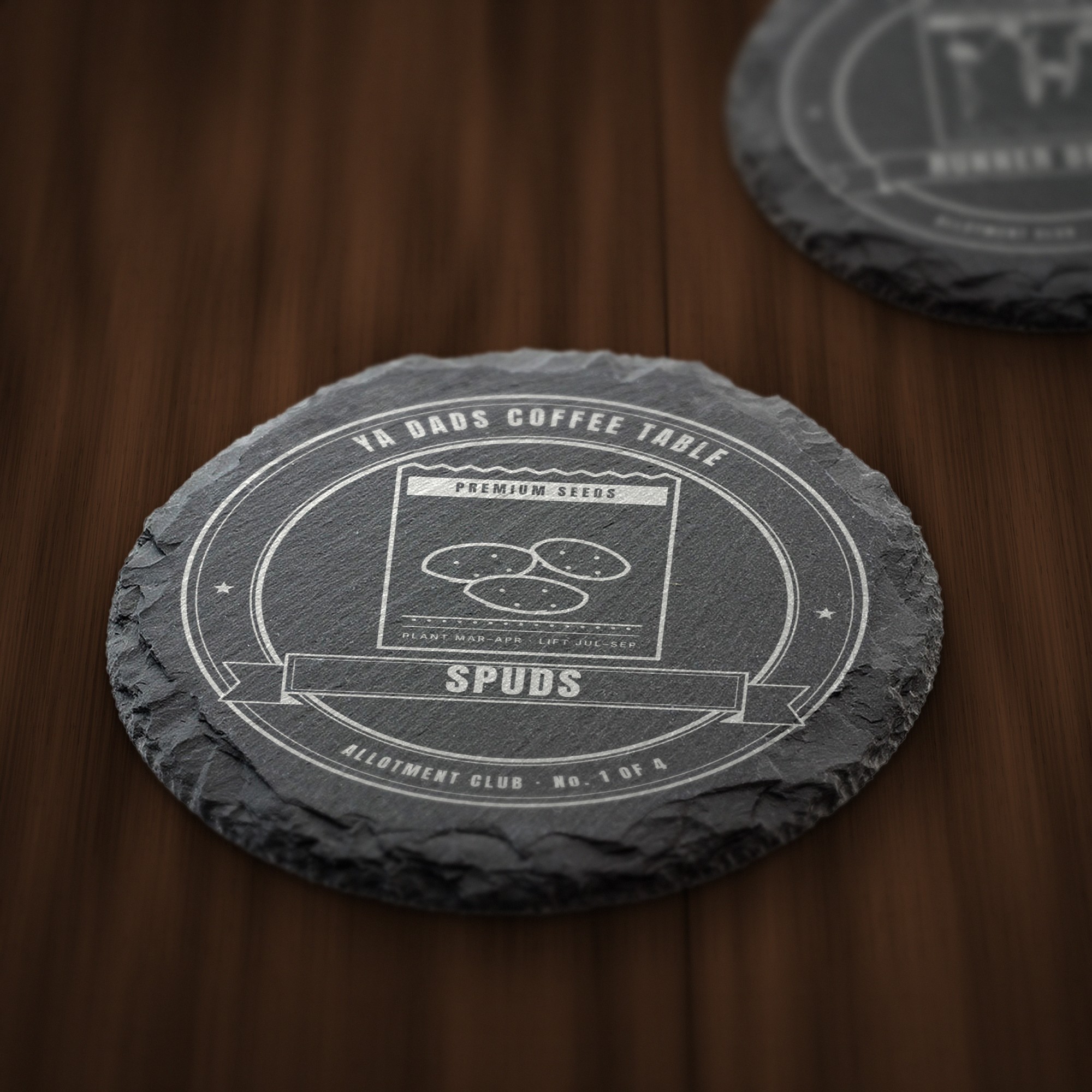 Allotment Club Coaster Set - Image 3