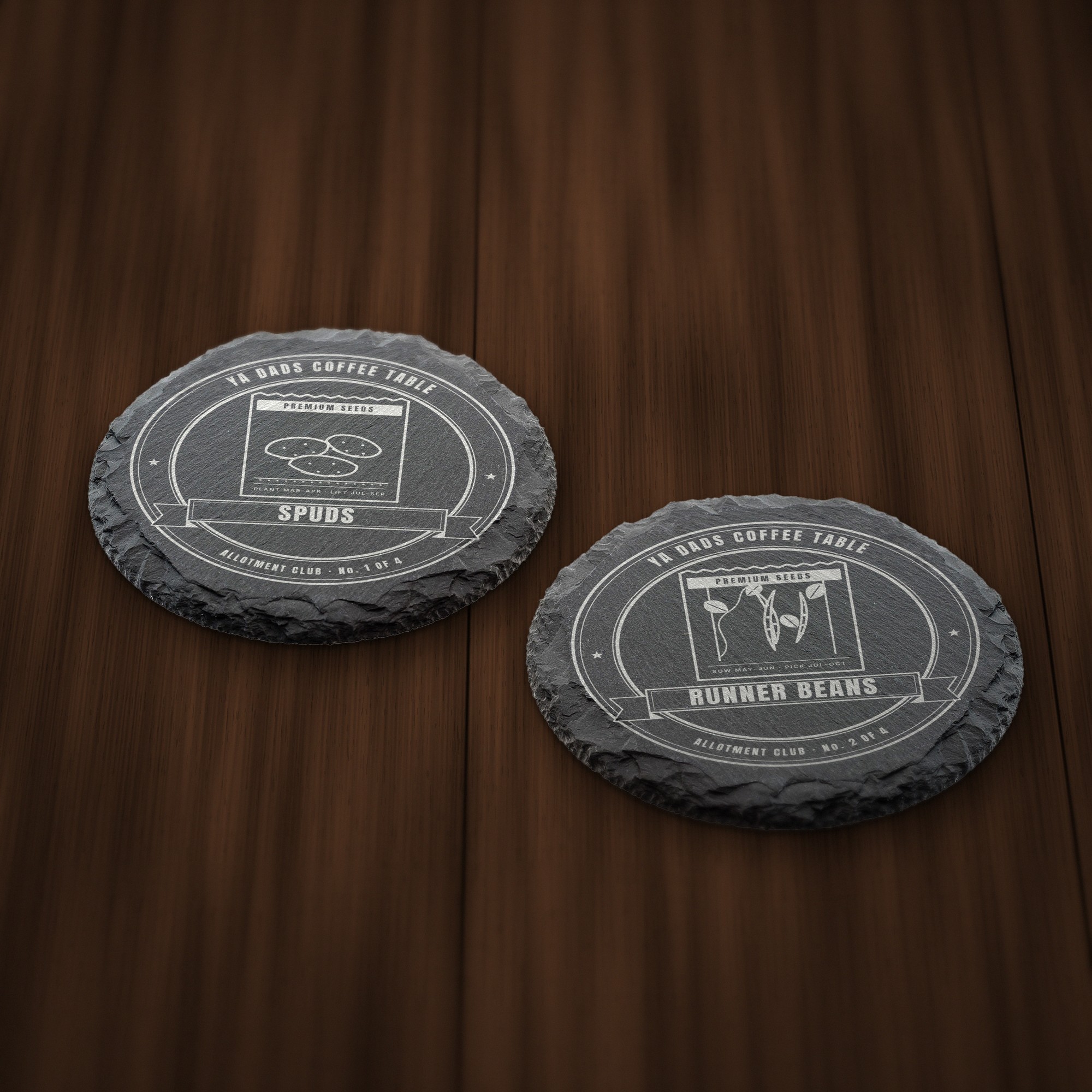 Allotment Club Coaster Set - Image 2